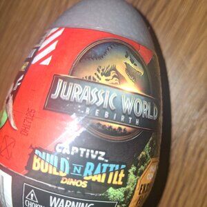 Jurassic World Rebirth Captivz Slime Egg Dinosaur Collectible Flocked Exclusive